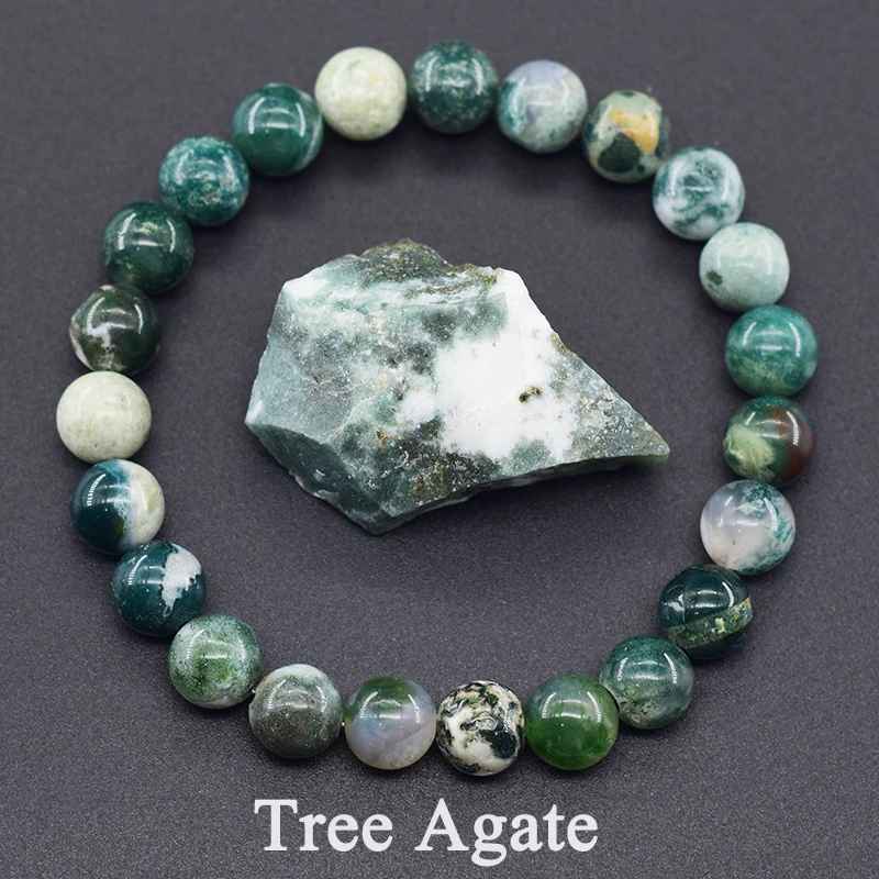 Tree Agate Bracelet – Nature, Growth & Inner Harmony