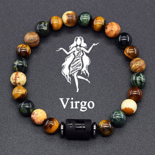 Virgo Zodiac Bracelet – Natural Stone Beaded Bracelet